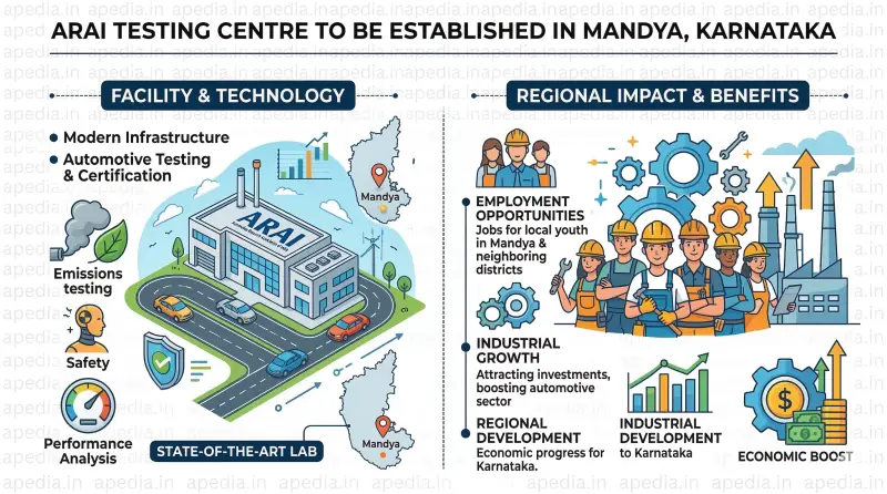ARAI Testing Centre & Khelo India Sports Complex in Mandya: Key Updates