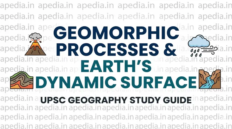 NCERT Class 11 Ch-5 : Geomorphic Processes