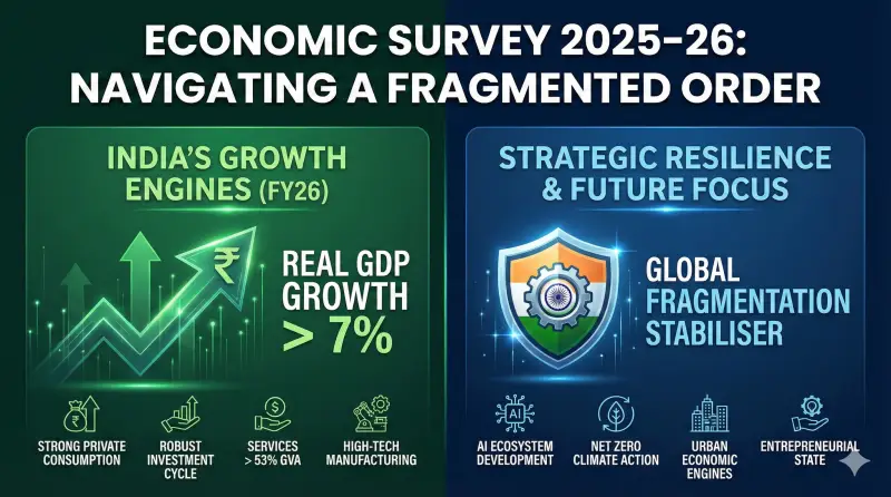 Economic Survey 2025-26: India’s Path to Strategic Indispensability Amidst Global Volatility
