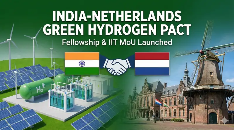 Green Hydrogen Boost: India & Netherlands Launch Fellowship & IIT Pacts - Apedia