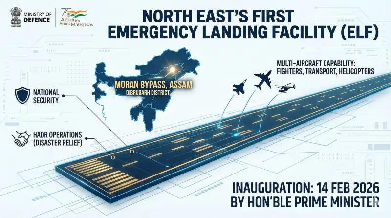 Historic: North East Gets First Emergency Landing Facility (ELF) in Assam - Apedia