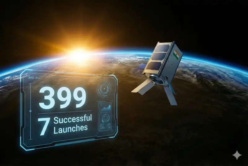 Indian Space Startups Update: 399 Registered & 7 Satellites Launched - Apedia