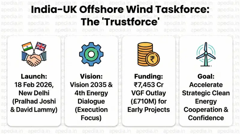 India–UK Offshore Wind Taskforce Launched: A New 'Trustforce' - Apedia