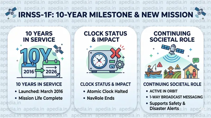 ISRO's IRNSS-1F Completes 10-Year Mission: What's Next for NavIC?