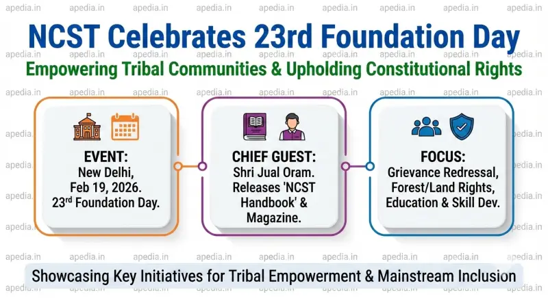 NCST Celebrates 23rd Foundation Day in New Delhi