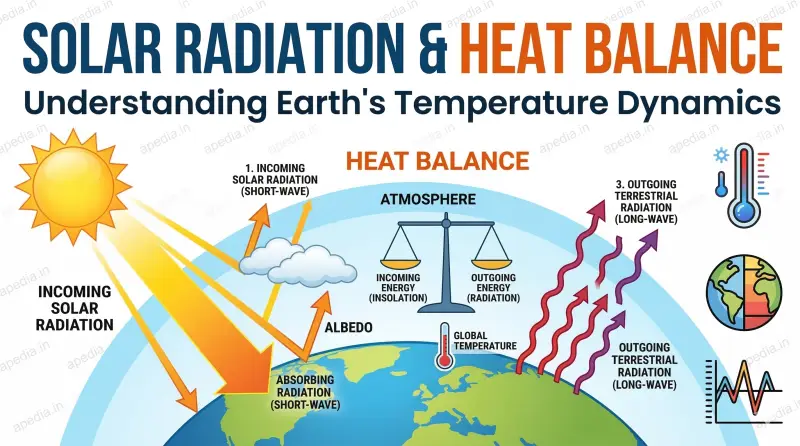 Solar Radiation, Heat Balance, and Temperature - Apedia
