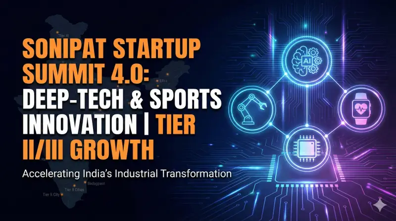 Sonipat Startup Summit 4.0: MoS Raksha Khadse Pushes for Deep-Tech & Sports Innovation
