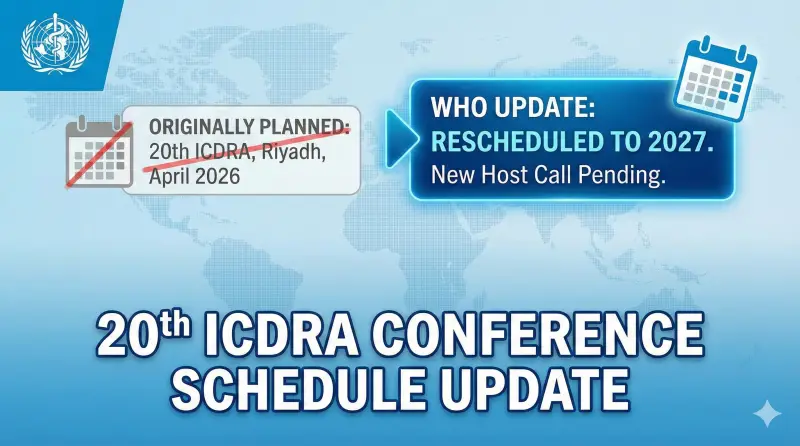 WHO Postpones 20th ICDRA to 2027: Strengthening Global Regulation - Apedia