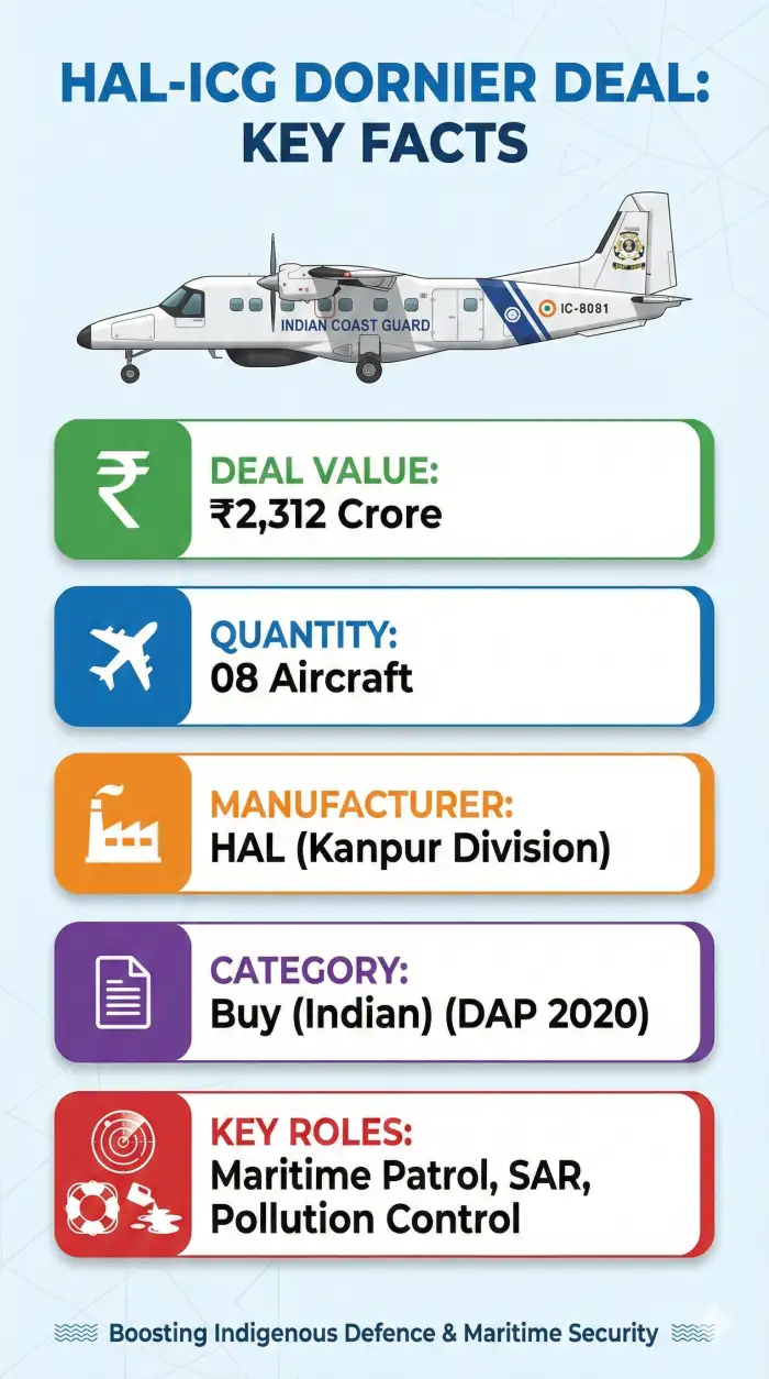 MoD Signs ₹2,312 Cr Deal with HAL for 8 Dornier-228 Aircraft - Image 1