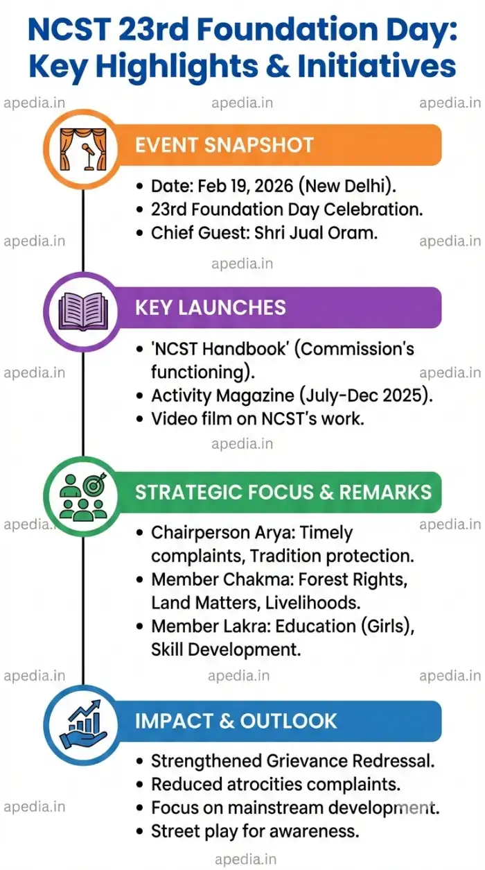 NCST Celebrates 23rd Foundation Day in New Delhi - Image 1