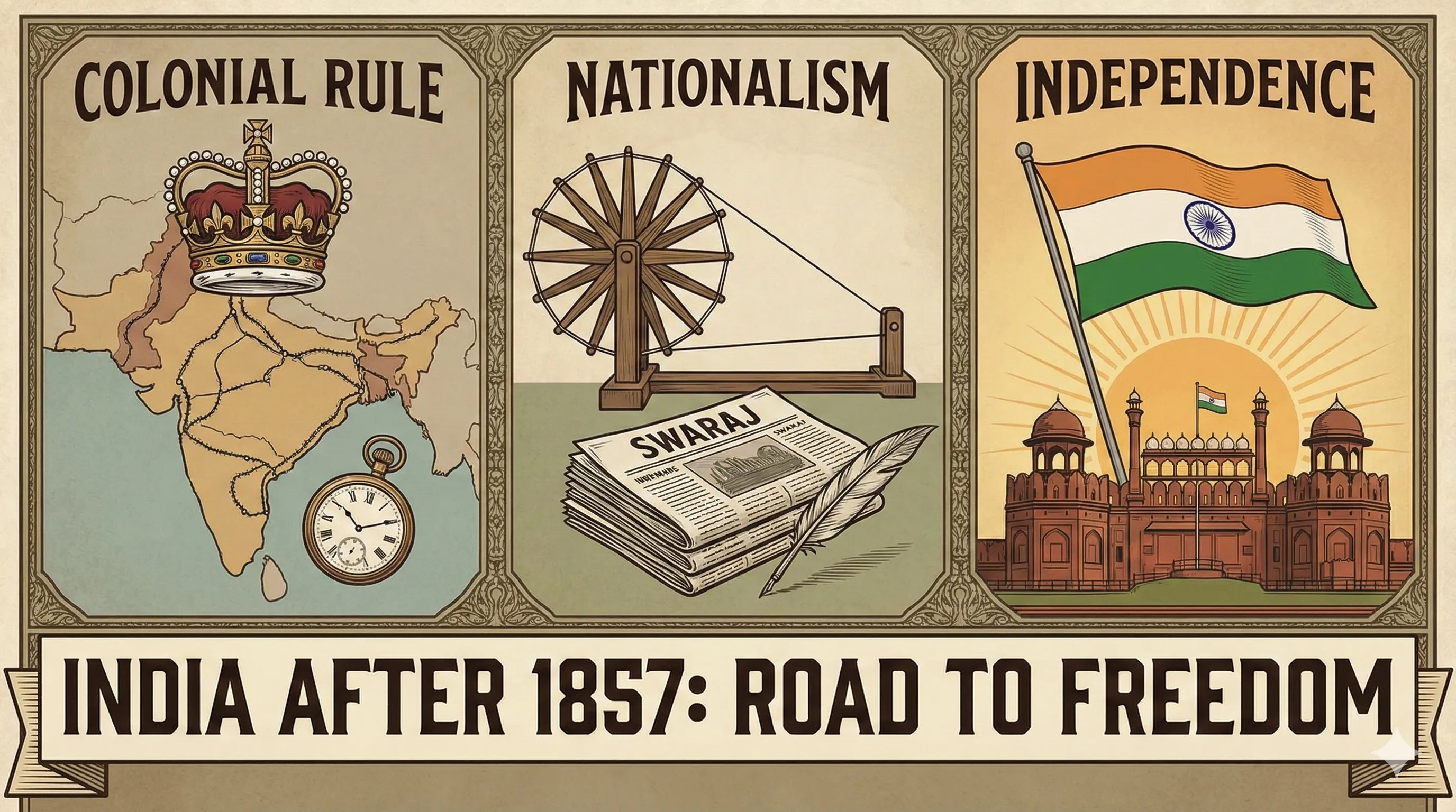 India after 1857 Cover