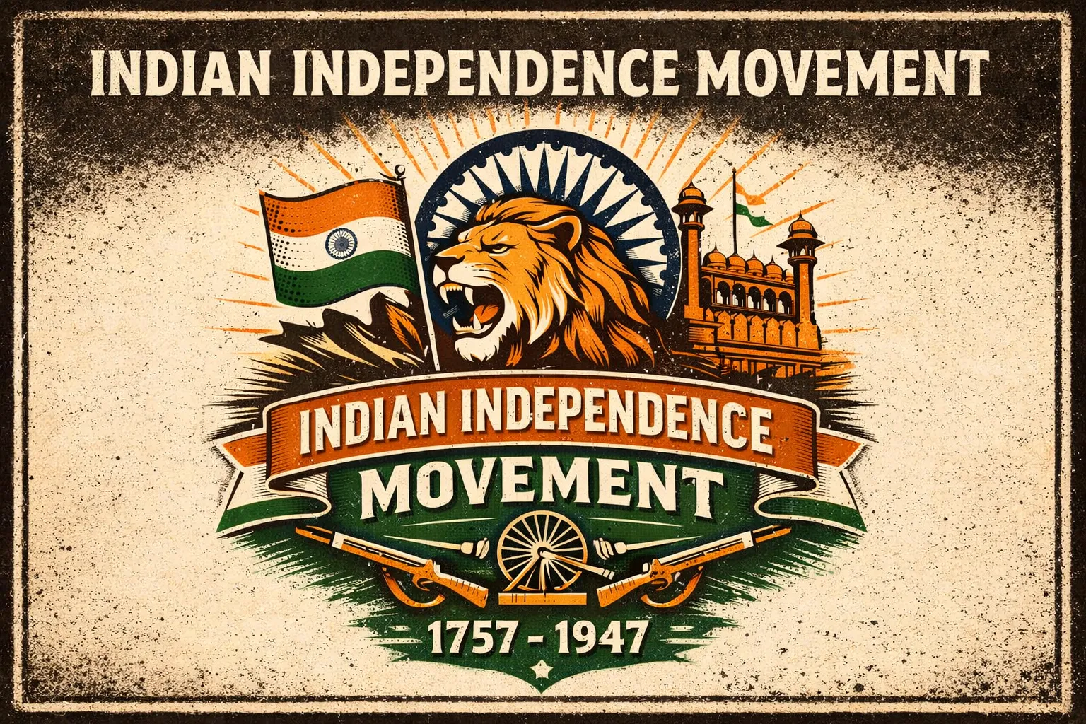Indian Independence Movement (1757-1947) Cover